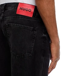 Relaxed Tapered Jeans Charcoal Gray