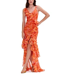 PatBO Myosotis Flutter Gown