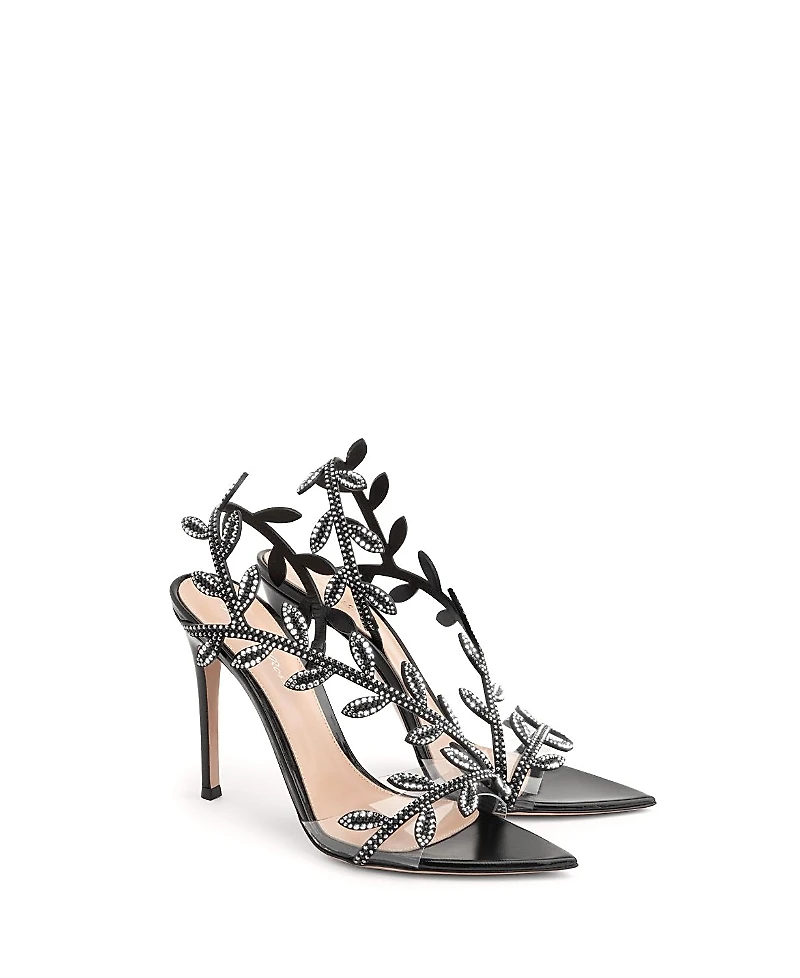 Gianvito Rossi Women's Crystal Flavia Sandal