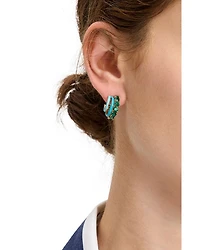 Hint of Shimmer Stacked Huggie Earrings