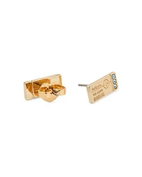Ticket Stud Earrings
