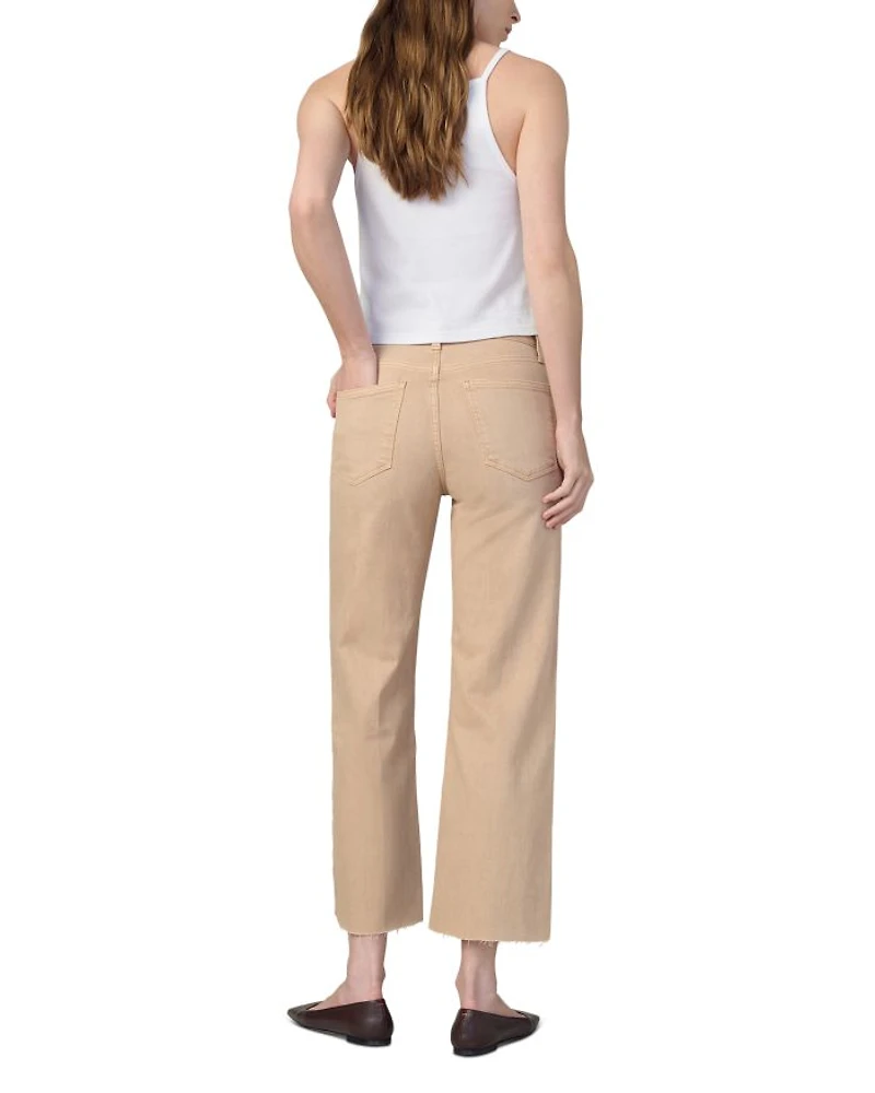 The Blake High Rise Ankle Wide Leg Jeans Sunkissed