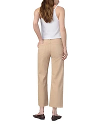 The Blake High Rise Ankle Wide Leg Jeans Sunkissed