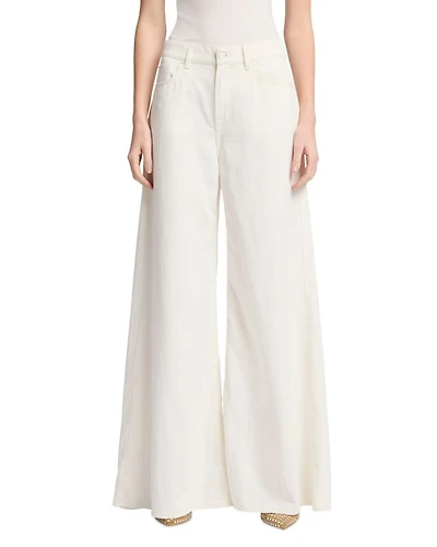 Willow High Rise Wide Leg Jeans Linen Ostuni