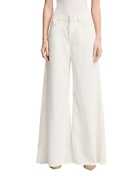 Willow High Rise Wide Leg Jeans Linen Ostuni