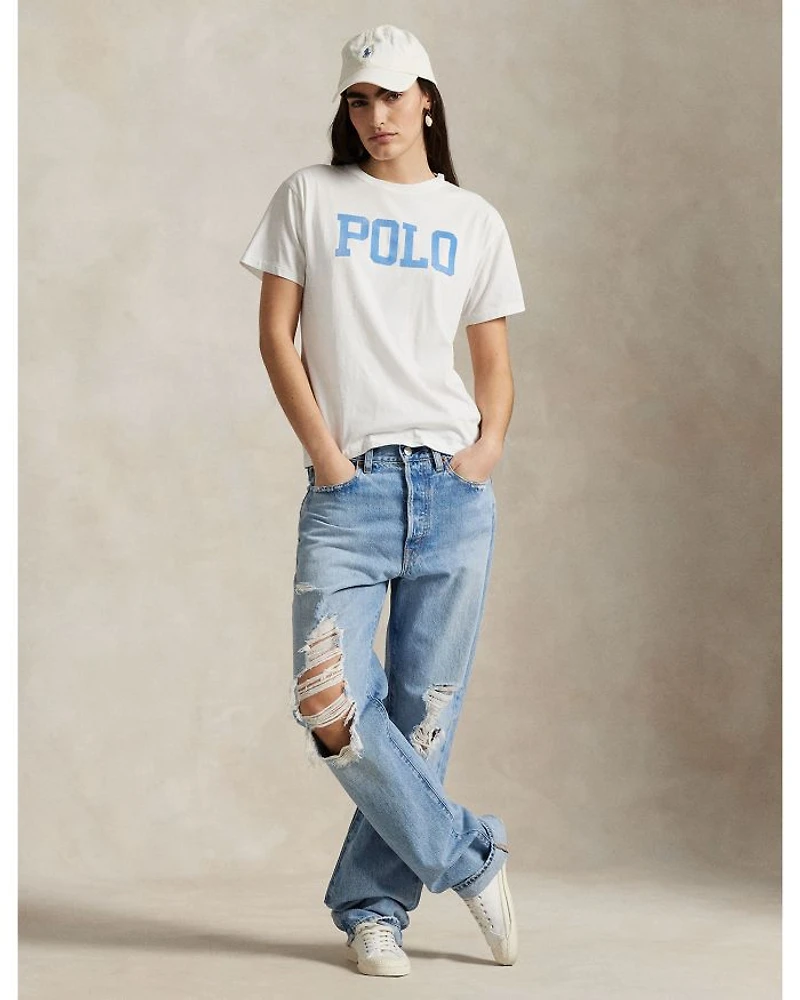 Logo Cotton Jersey Crewneck Tee