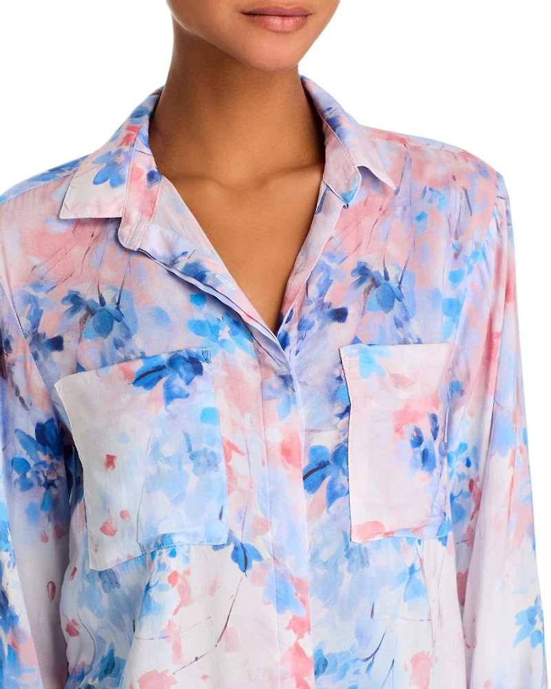 Garden Mist Printed Button Shirt