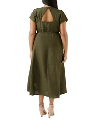 Aubrey V Neck Midi Dress