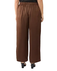 Plus Rakis Satin Wide Leg Pants