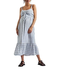 Ripe Maternity Lana Tie Front Dress