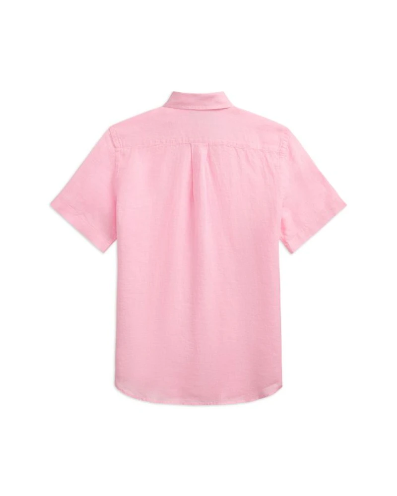Boys' Linen Short Sleeve Shirt - Big Kid