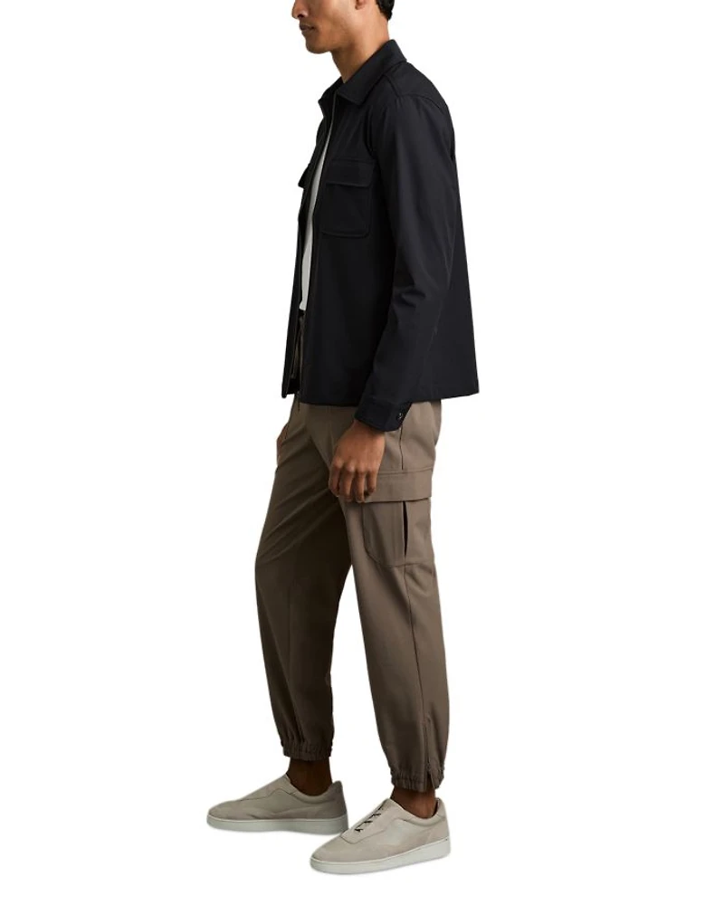 Technical Zip Front Overshirt