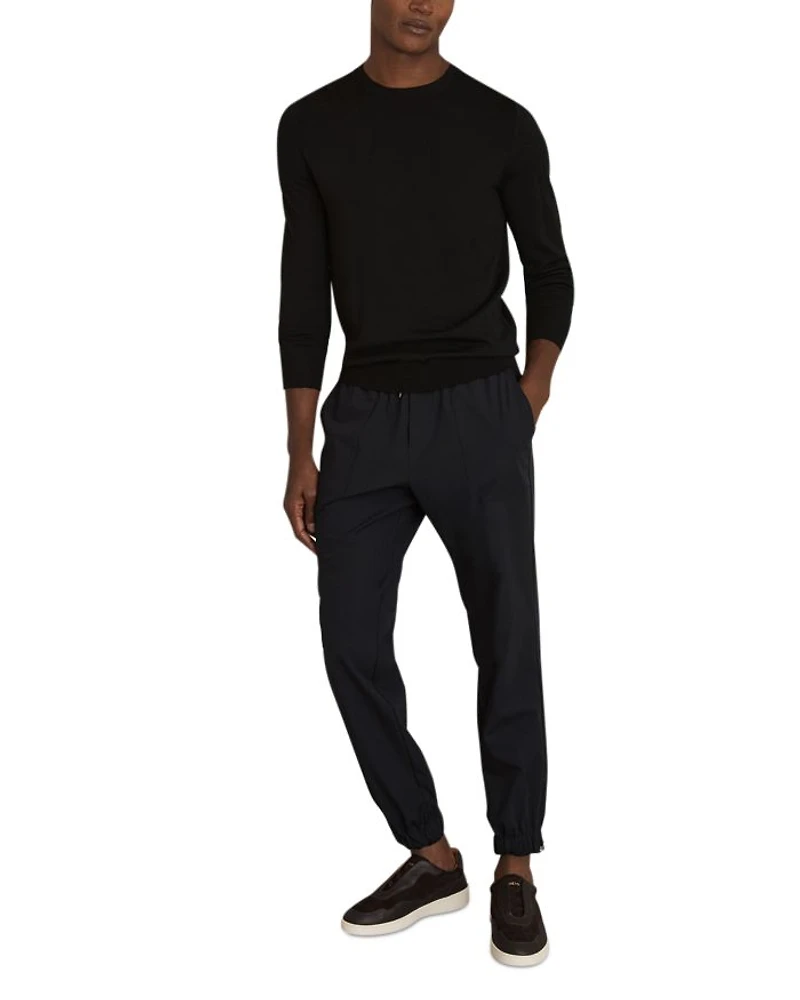 Relaxed Drawstring Technical Cuffed Trousers
