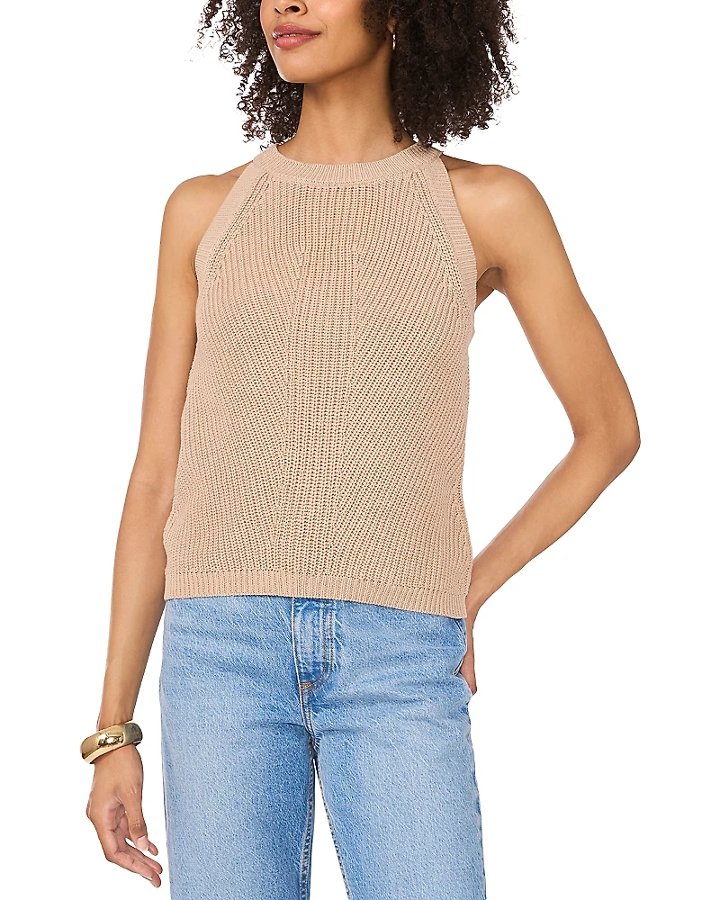Vince Camuto Pointelle Tank Top