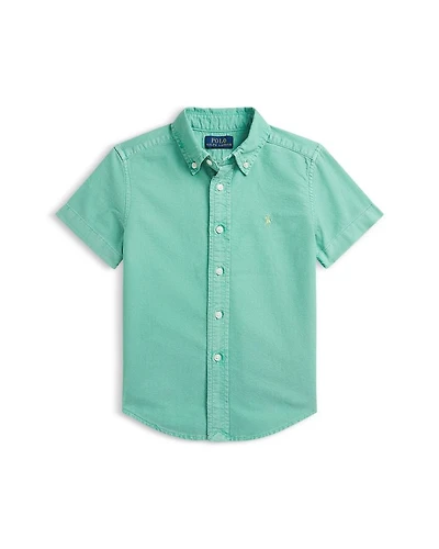 Boys' Cotton Oxford Short Sleeve Shirt - Little Kid