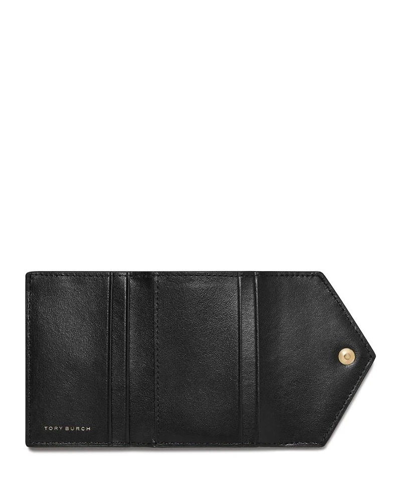 Small T Monogram Leather Envelope Wallet
