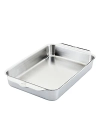 OvenBond 9 x 13 Rectangular Tri-ply Clad Stainless Steel Baking Pan, Large