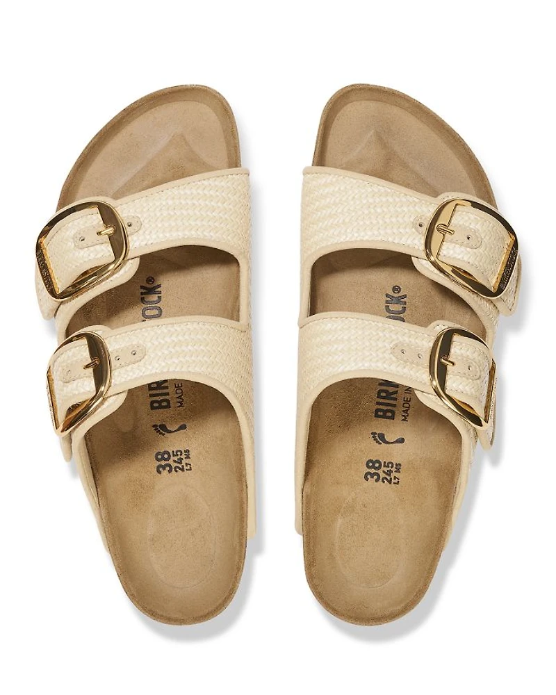 Women's Arizona Big Buckle Raffia Sandals
