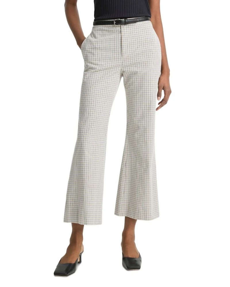 Gardeners Check Flare Pants