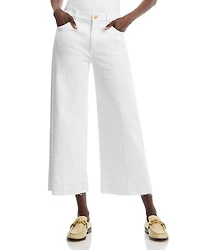 Rafaella High Rise Ankle Jeans White - Exclusive