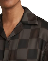 Reny Checkered Cuban Print Shirt