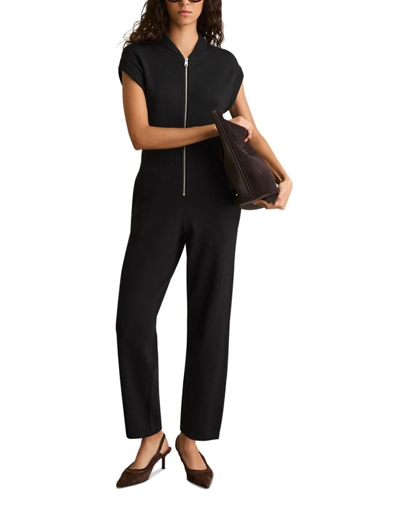 Nellie Knitted Zip Jumpsuit