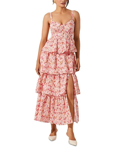 Midsummer Tiered Floral Print Dress