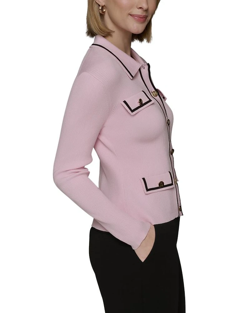Ribbed Cardigan Jacket