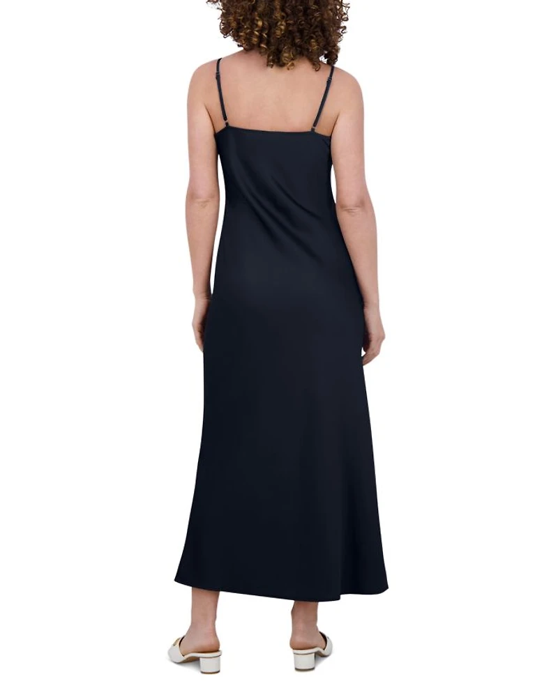 Satin Straight Slip Dress