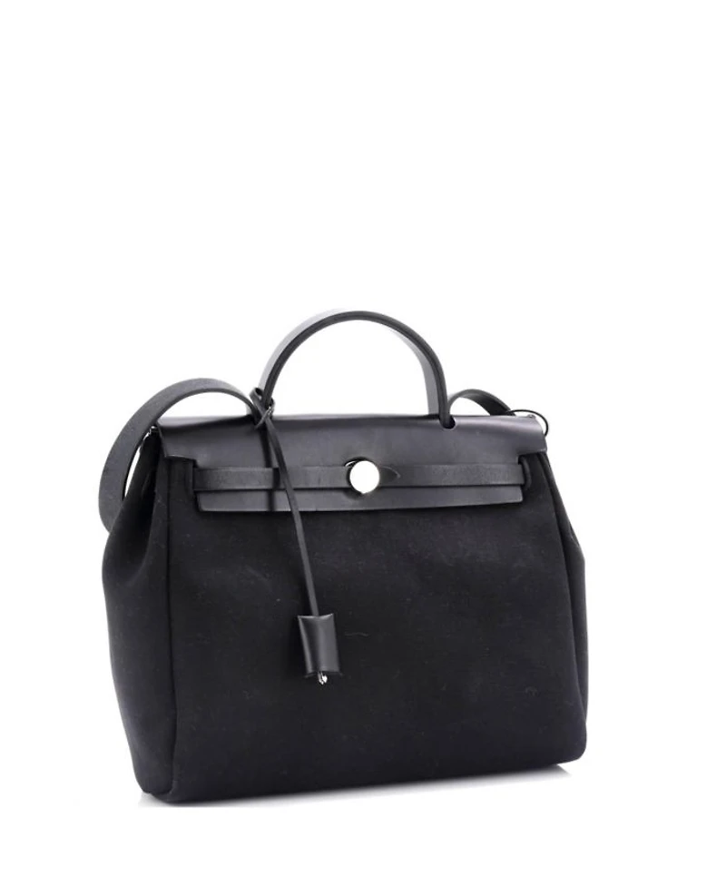 Herbag Zip Leather and Toile