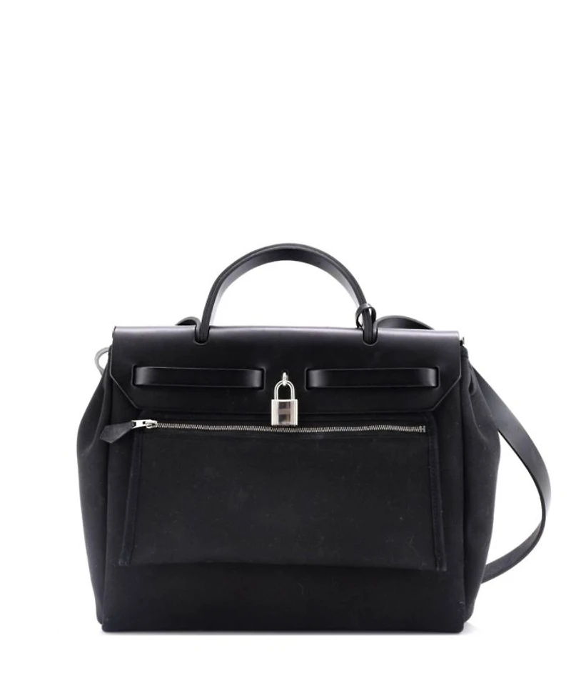 Herbag Zip Leather and Toile