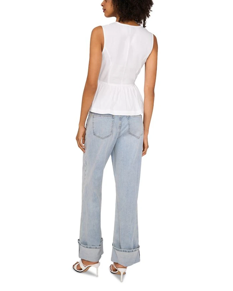 Cotton Pintuck Blouse