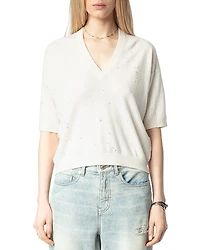 Zadig & Voltaire Wully Lico V Neck Sweater