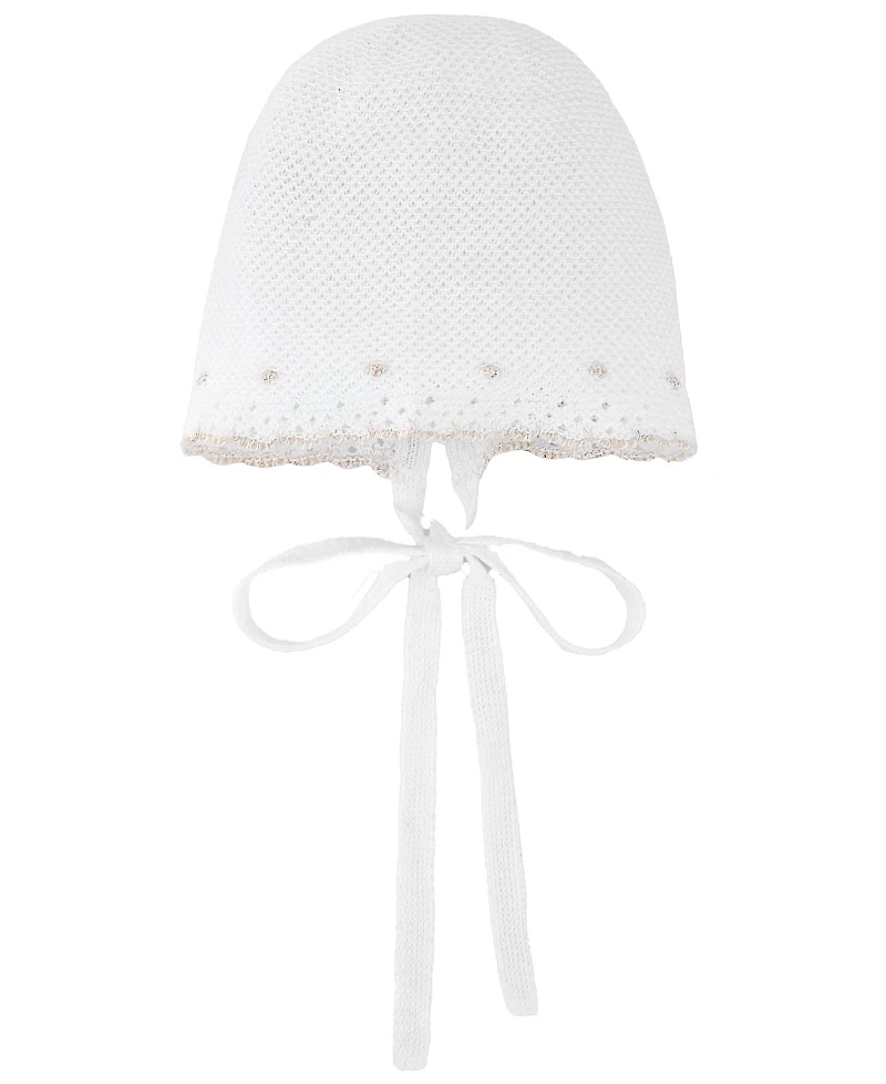 Paz Rodriguez Unisex "Lino" Knit Bonnet - Baby