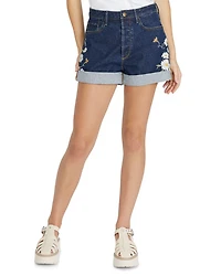 Aria X Daisy Bee Daze Denim Shorts