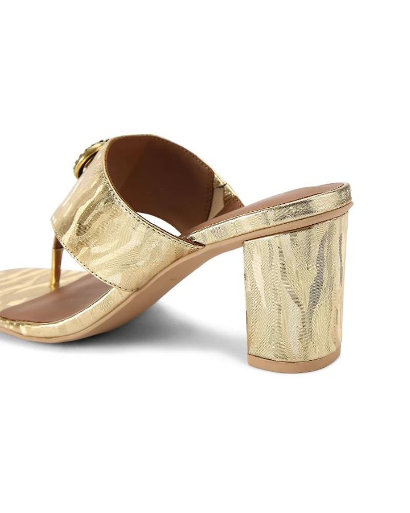 Women's Chelsea T Strap Block Heel Sandals