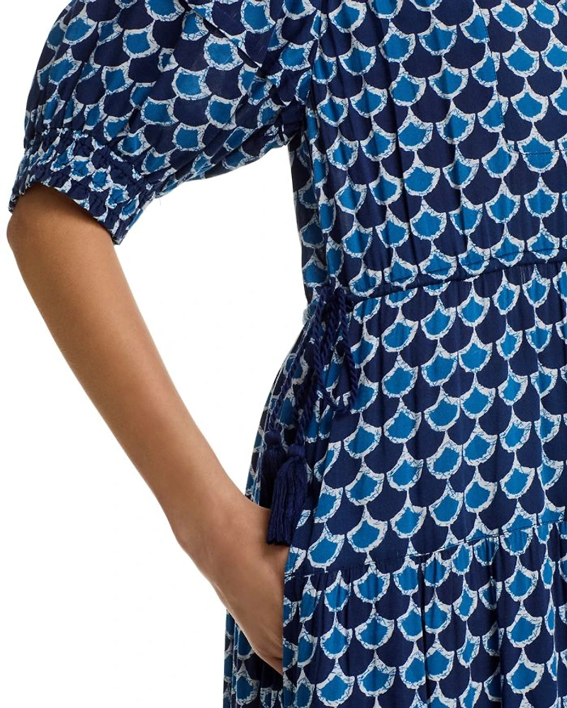 Drawstring Midi Dress