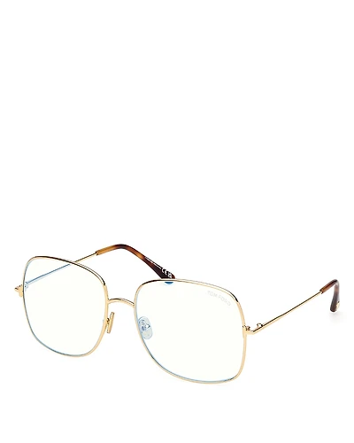 Tom Ford Square Optical Glasses, 59mm