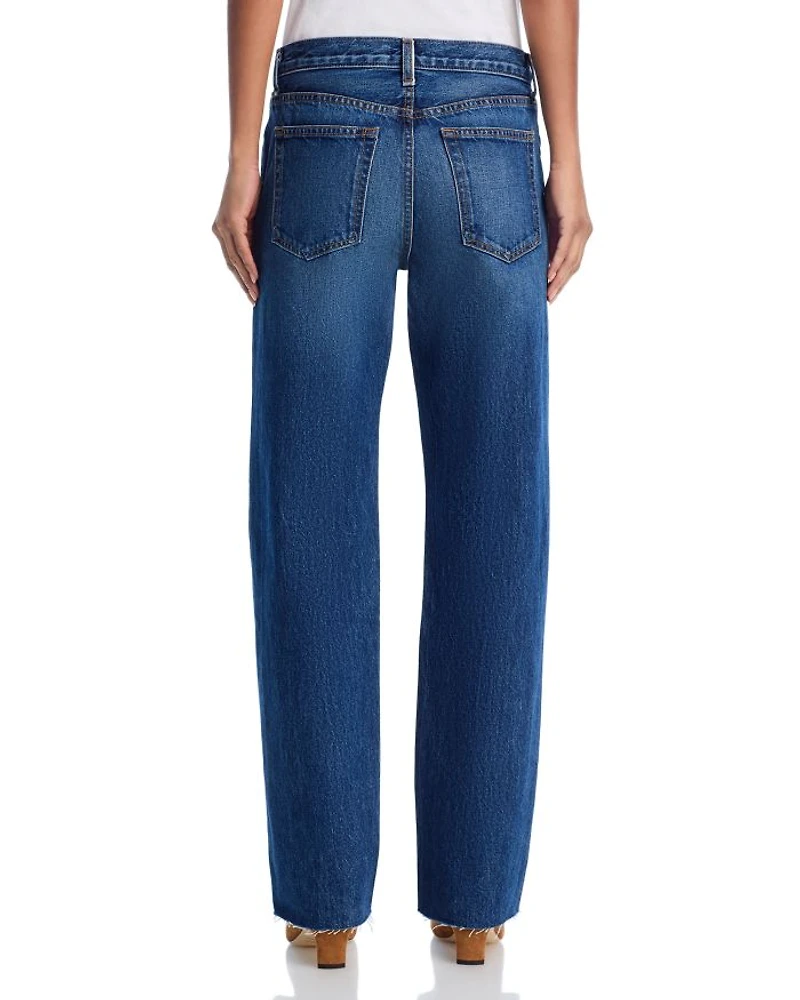 Mid Rise Straight Leg Jeans Paris