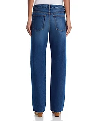 Mid Rise Straight Leg Jeans Paris