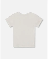 Girls' Crinkle Short Sleeve Top - Baby