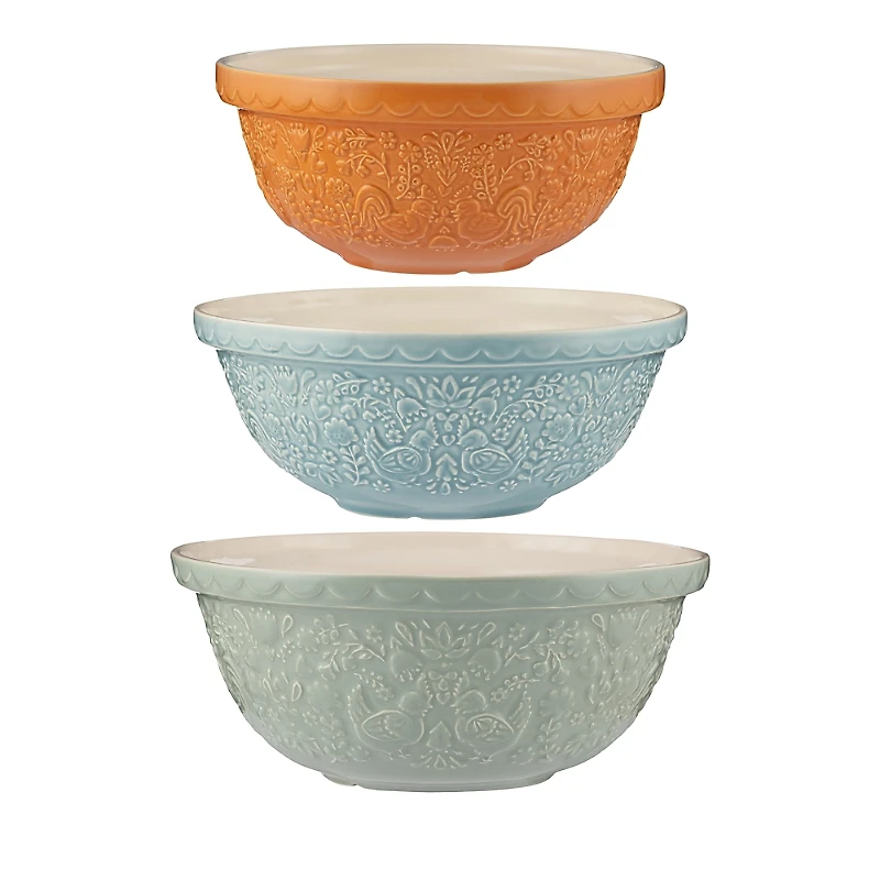 Mason Cash Home to Roost Mixing Bowl, Set of 3