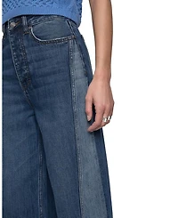 Thea Denim Wide Leg Jeans Waverly Wash