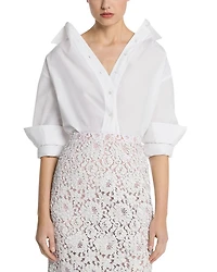 Taffeta Portrait Shirt