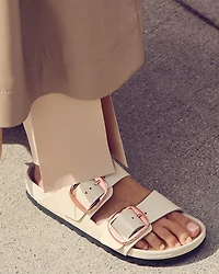 Women's Arizona Big Buckle High Shine Exquisite Leather Sandals