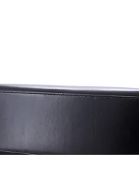 Kelly 32 Handbag Black Box Calf with Palladium Hardware