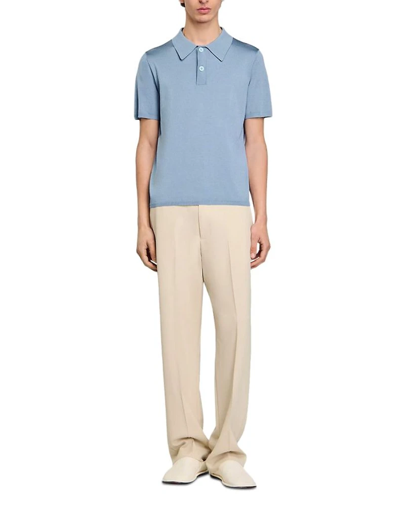 Pablo Slim Fit Knit Polo Shirt