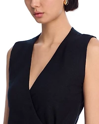 Lauren Sleeveless Wrap Top