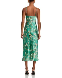 Seridie Silk Midi Slip Dress