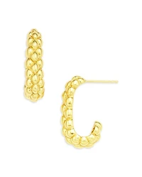 Bubble J Hoop Earrings